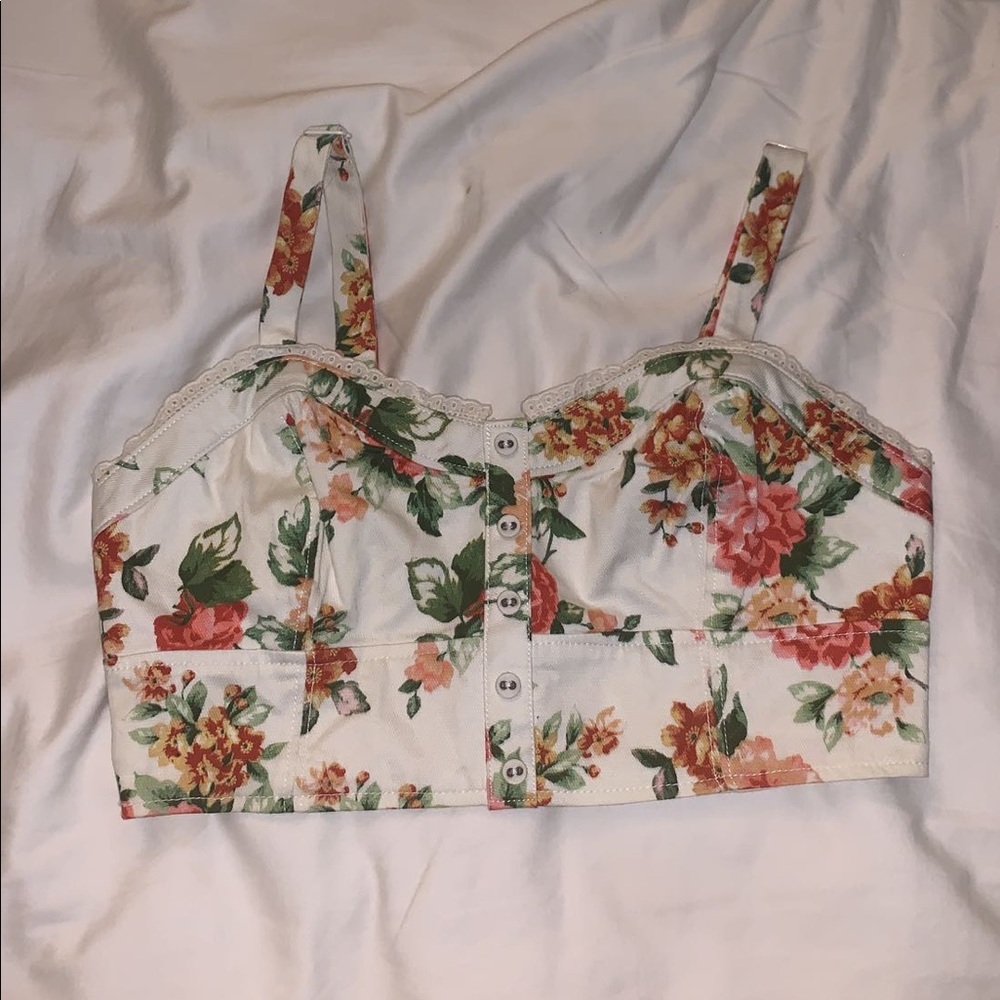 Floral Crop Top